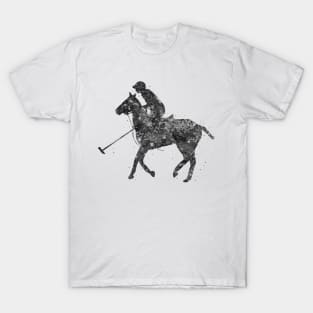 Polo rider black and white T-Shirt